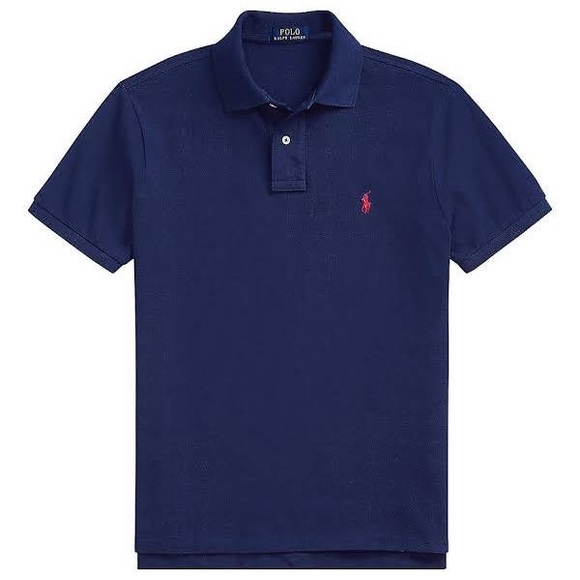 Ralph Lauren - Classic Navy Polo Shirt (M) - Picture 1 of 5